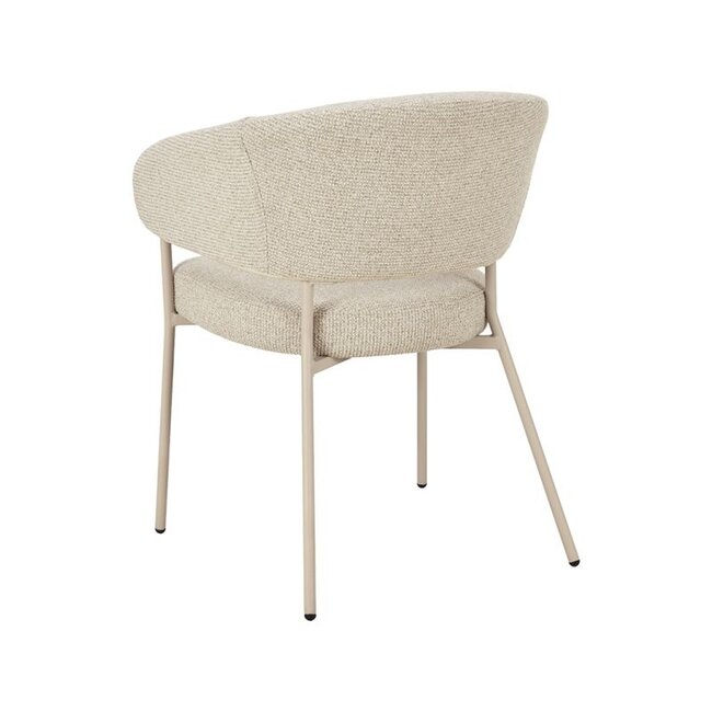 Label51 Eetkamerstoel Takumi - Beige -  Beige Metaal