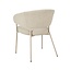 Label51 Eetkamerstoel Takumi - Beige -  Beige Metaal