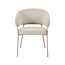Label51 Eetkamerstoel Takumi - Beige -  Beige Metaal