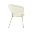 Label51 Eetkamerstoel Takumi - Naturel - Beige Metaal