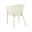 Label51 Eetkamerstoel Takumi - Naturel - Beige Metaal