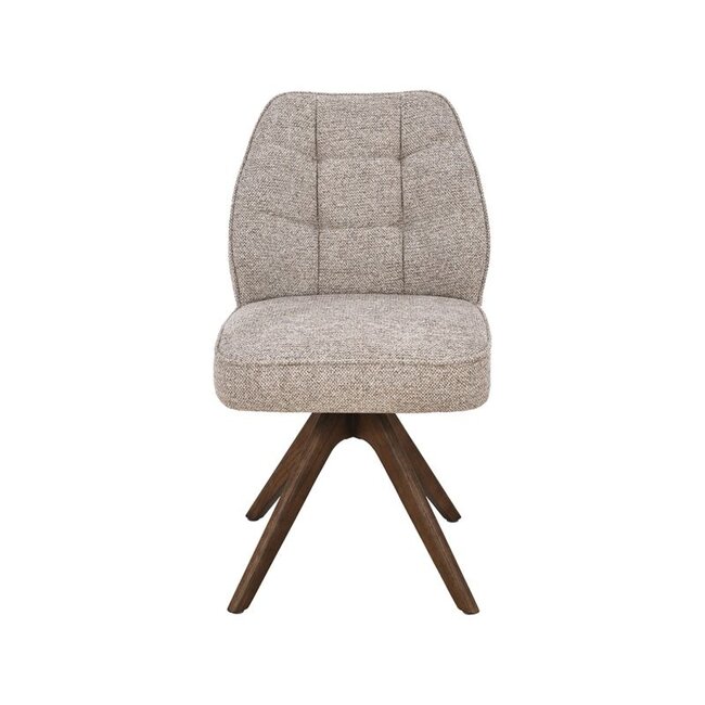 Label51 Eetkamerstoel Yuto - Naturel - Walnoot eikenhout