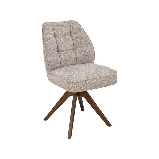Label51 Eetkamerstoel Yuto - Naturel - Walnoot eikenhout