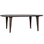 Label51 Eetkamertafel Fly - Espresso - Mangohout - 180 cm - Organisch