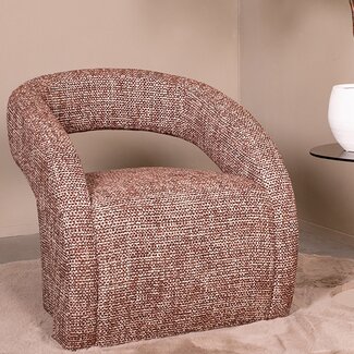 Label51 Fauteuil Antibes - Cherry Chocolate - Geweven