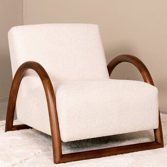 Label51 Fauteuil Viggo - Naturel Superb - Walnoot eikenhout