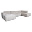 Label51 Hoekbank Salvano - Rimba taupe - U bank - Ottomane Rechts