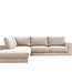 Label51 Hoekbank Valero - Naturel - Chenille - Links Voorstaand