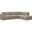 Label51 Hoekbank Verona - Taupe - Rechts Voorstaand