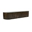 Label51 Tv-Meubels Miya - Espresso - Mangohout - 220 cm