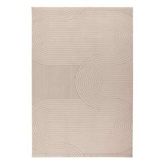 Label51 Vloerkleed Lavita - Taupe - Synthetisch - 160x230 cm