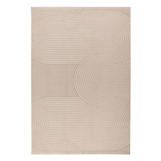 Label51 Vloerkleed Lavita - Taupe - Synthetisch - 200x290 cm