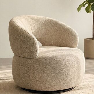 Label51 Fauteuil Nusenna - Naturel - Royal Boucle