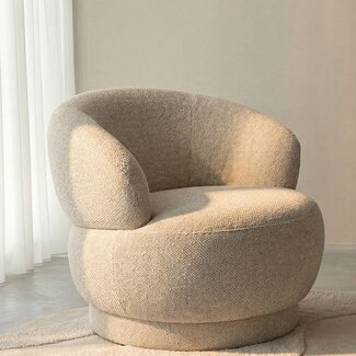 Label51 Fauteuil Alvito - Naturel - Royal Boucle
