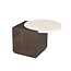 Starfurn Bijzettafel Numa Bruin Marmer 60 cm