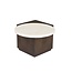 Starfurn Bijzettafel Numa Bruin Marmer 60 cm
