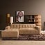 MySofa Ruby Hoekbank Camel Lounge Links + 2,5 zits Arm rechts