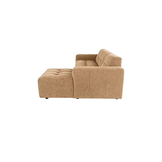 MySofa Ruby Hoekbank Camel Lounge Rechts + 2,5 zits Arm links