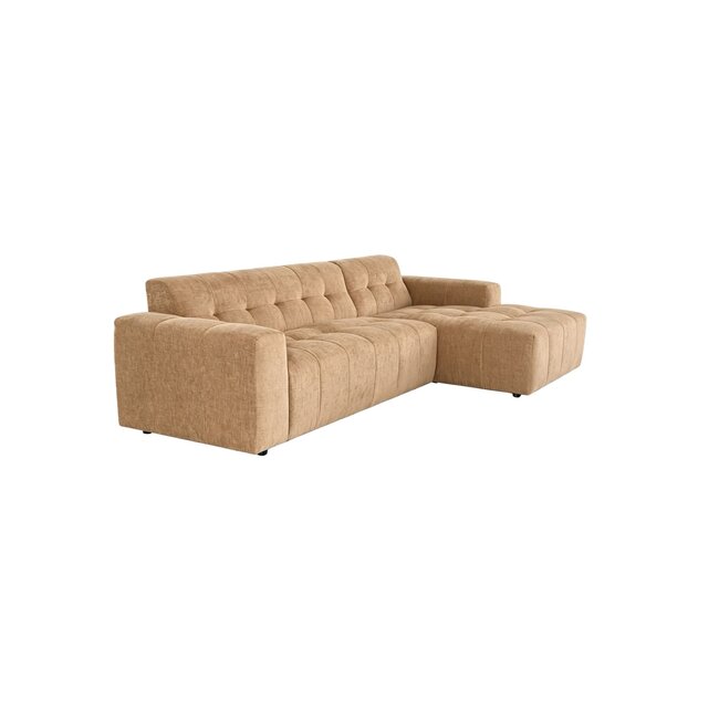 MySofa Ruby Hoekbank Camel Lounge Rechts + 2,5 zits Arm links