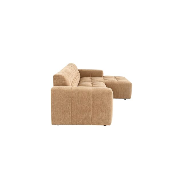 MySofa Ruby Hoekbank Camel Lounge Rechts + 2,5 zits Arm links