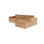 MySofa Ruby Hoekbank Camel Lounge Rechts + 2,5 zits Arm links