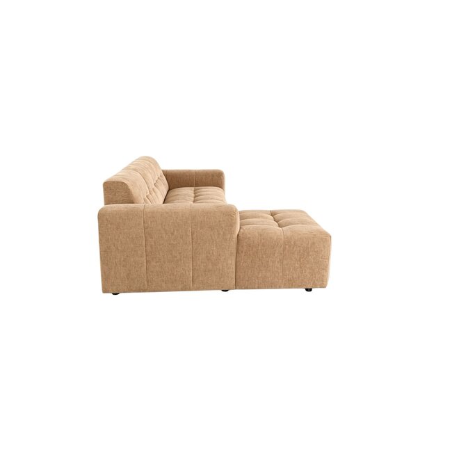 MySofa Ruby Hoekbank Camel Lounge Links + 2,5 zits Arm rechts