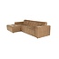 MySofa Ruby Hoekbank Camel Lounge Links + 2,5 zits Arm rechts