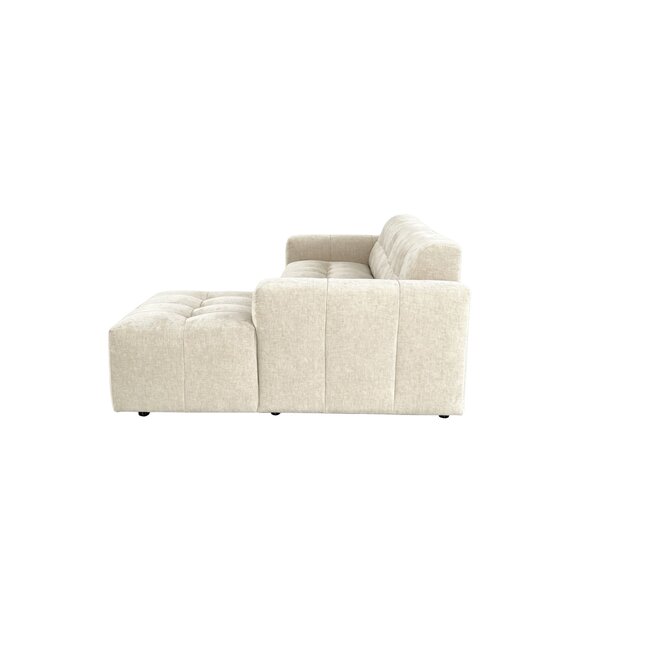 MySofa Ruby Hoekbank Beige  2,5 zits Arm links + Lounge rechts