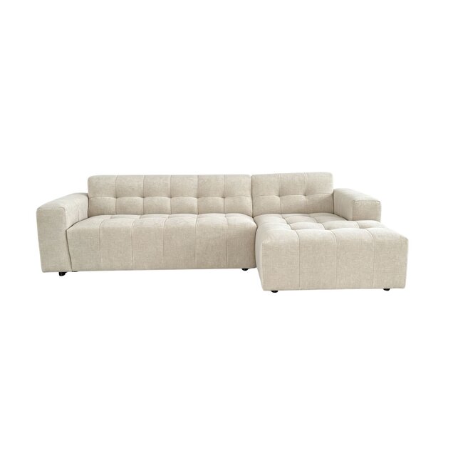 MySofa Ruby Hoekbank Beige  2,5 zits Arm links + Lounge rechts