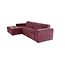 MySofa Ruby Hoekbank Paars Lounge Links + 2,5 zits Arm rechts