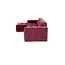 MySofa Ruby Hoekbank Paars Lounge Links + 2,5 zits Arm rechts