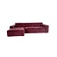 MySofa Ruby Hoekbank Paars Lounge Links + 2,5 zits Arm rechts