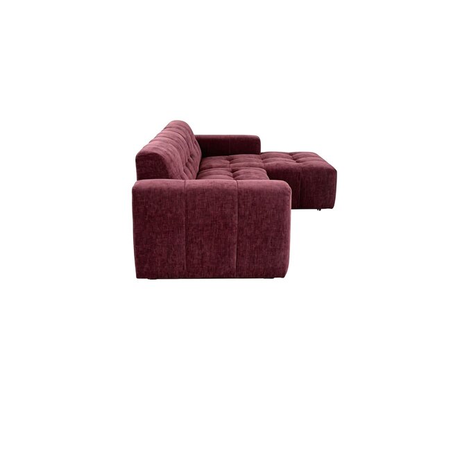 MySofa Ruby Hoekbank Paars 2,5 zits Arm links + Lounge rechts