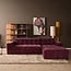 MySofa Ruby Hoekbank Paars 2,5 zits Arm links + Lounge rechts