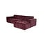 MySofa Ruby Hoekbank Paars 2,5 zits Arm links + Lounge rechts