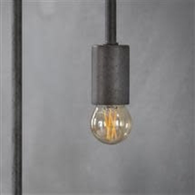 WoonStijl Lichtbron LED filament bol Ø4 5 - E27 4W dimbaar / Amberkleurig glas