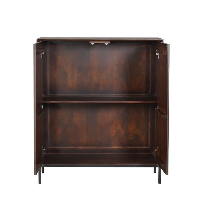 Starfurn Kabinet kast Madison Bruin Mangohout 100 cm