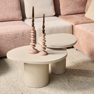 Starfurn Salontafel Mirre | Sand l Set van 2