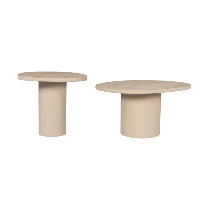 Starfurn Salontafel Mirre | Sand l Set van 2