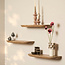 Starfurn Wandplank Gusta Licht mango | 60 cm | Set van 3