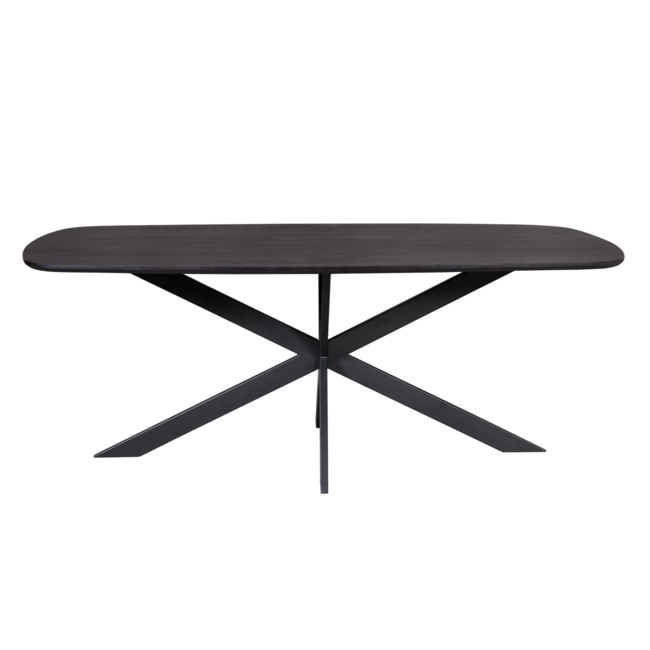 Starfurn Eettafel Elegance Black | Deens ovaal | 240x110