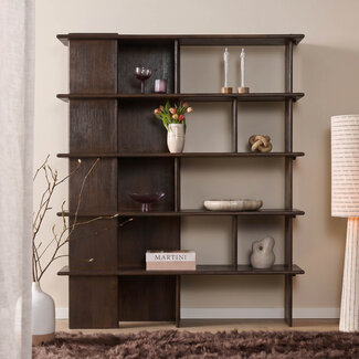 Starfurn Wandkast Lina Mangohout Bruin 150 cm