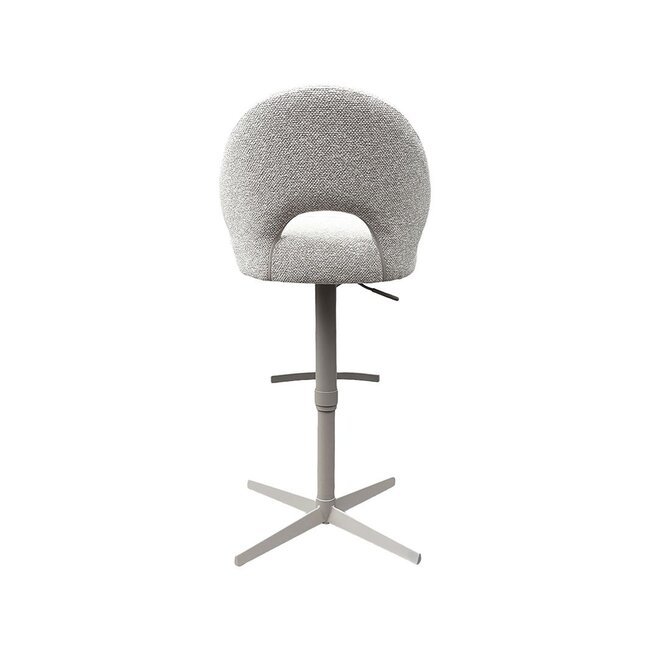 Label51 Barkruk Saint Tropez | Naturel Royal Boucle | Taupe Metaal