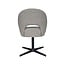 Label51 Eetkamerstoel Saint Tropez | Mushroom Royal Boucle | Zwart Metaal