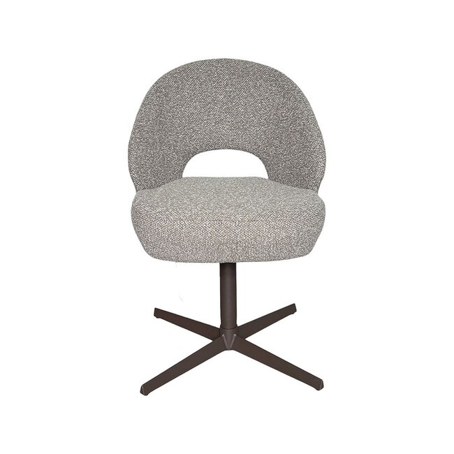 Label51 Eetkamerstoel Saint Tropez | Mushroom Royal Boucle | Brons Metaal