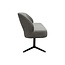 Label51 Eetkamerbank Saint Tropez 190 | Mushroom Royal Boucle | Zwart Metaal