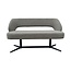 Label51 Eetkamerbank Saint Tropez 190 | Mushroom Royal Boucle | Zwart Metaal