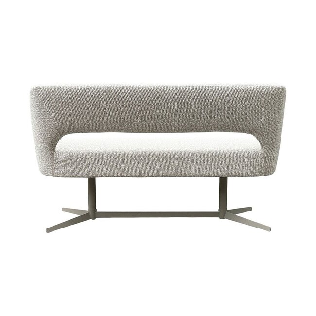 Label51 Eetkamerbank Saint Tropez 150 | Naturel Royal Boucle | Taupe Metaal