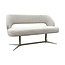 Label51 Eetkamerbank Saint Tropez 190 | Naturel Royal Boucle | Taupe Metaal