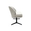 Label51 Eetkamerbank Saint Tropez 190 | Naturel Royal Boucle | Zwart Metaal